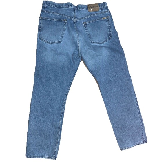 Signature By Levi Strauss And Co Mens Regular Fit Blue Straight Jeans Size 40x32 - Picture 3 of 6